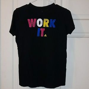 Adidas 'work it' shirt